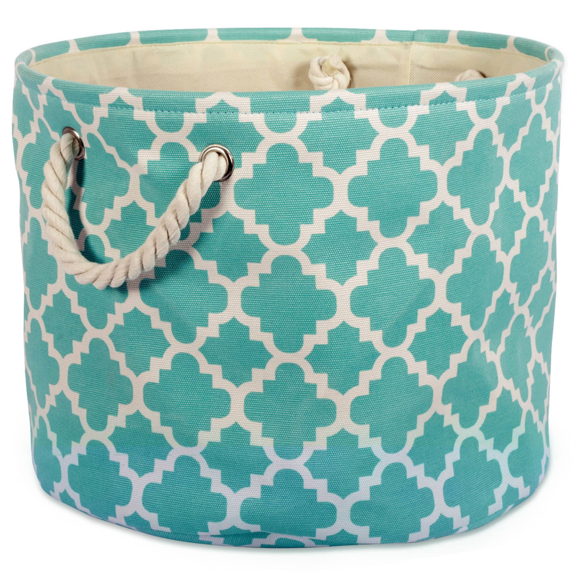 DII® Large Round Polyester Lattice Bin